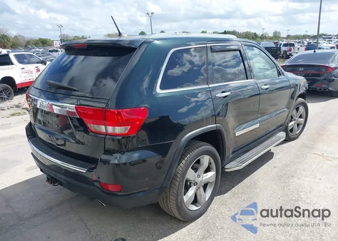 2013 Jeep Grand Cherokee Overland z USA, uszkodzony, nr VIN 1C4RJECT7DC533801